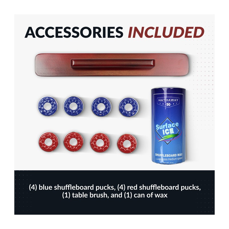 Hathaway Challenger 12-ft Shuffleboard Table (BG1212)