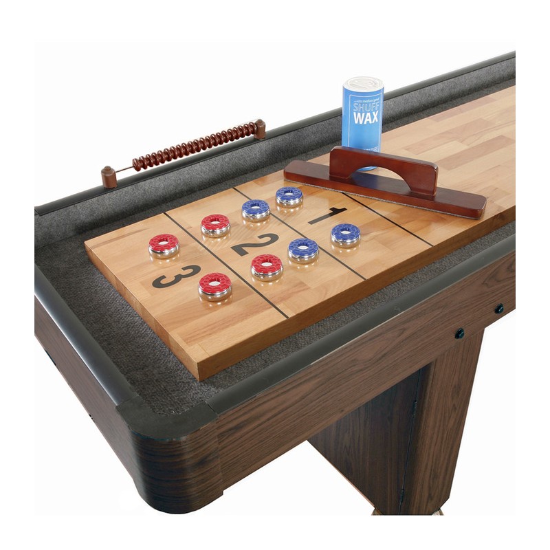 Hathaway Challenger 9-ft Shuffleboard Table - Walnut Finish (BG1205)