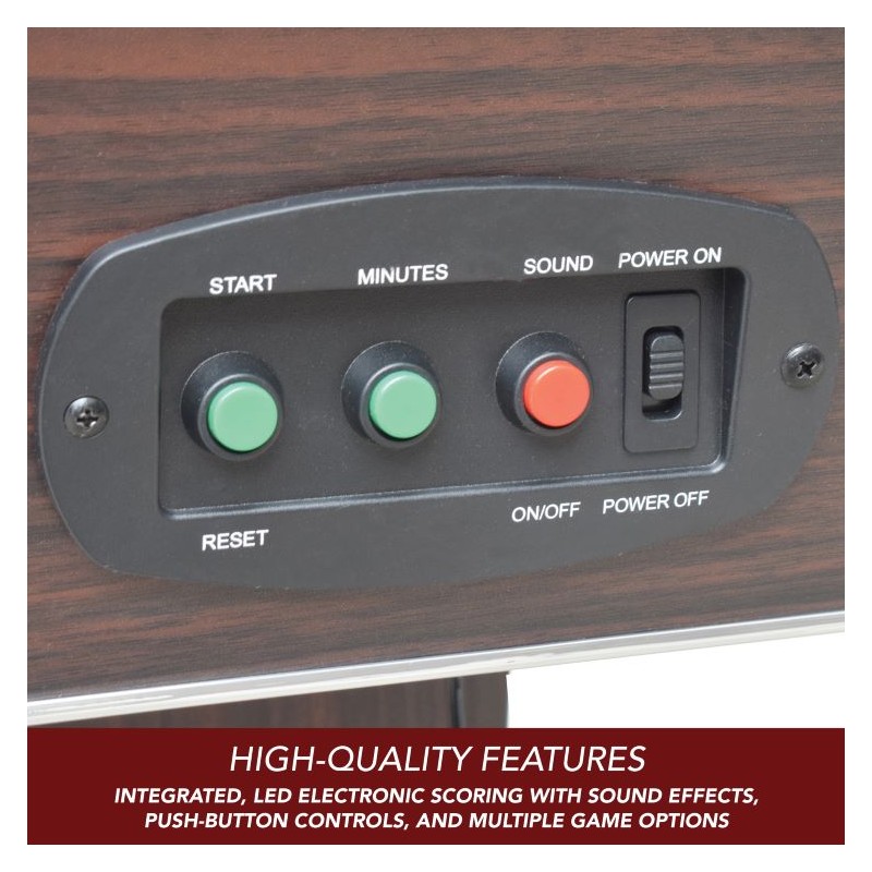 Hathaway Midtown II 6-ft Air Hockey Table - Dark Cherry (BG50388)