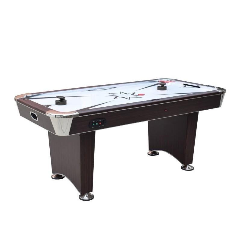 Hathaway Midtown II 6-ft Air Hockey Table with LED Scoring - Dark Cherry Finish(BG50388)