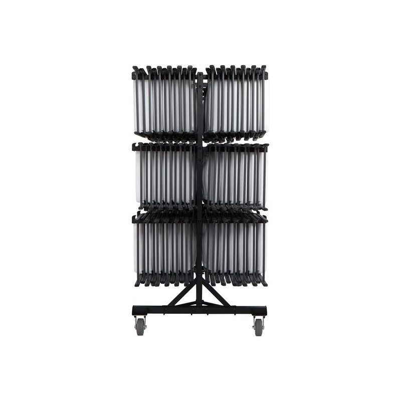 Lifetime Three-Tier Hanging Upright Chair Storage Cart - Black (80669)