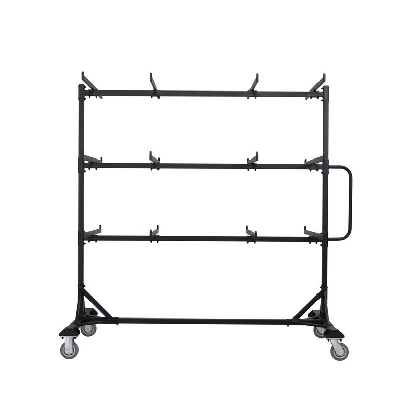 Lifetime Three-Tier Hanging Upright Chair Storage Cart - Black (80669)