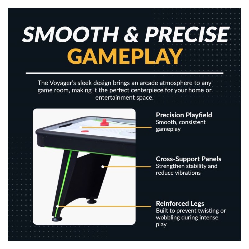 Hathaway Voyager 60-in Air Hockey Table (BG50338)