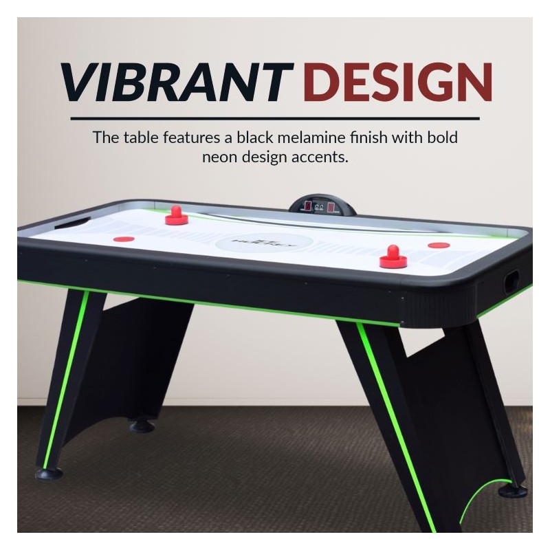Hathaway Voyager 60-in Air Hockey Table with LED Scoring (BG50338)