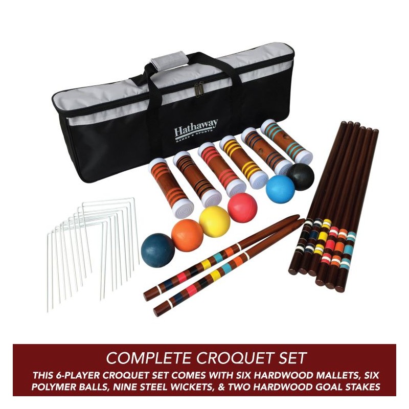 Hathaway Croquet 6-Player Set (BG3126)