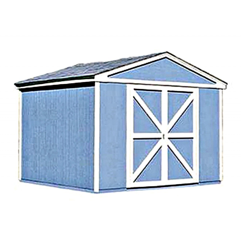 Handy Home Somerset 10x10 Wood Storage Shed Kit (18412-3)