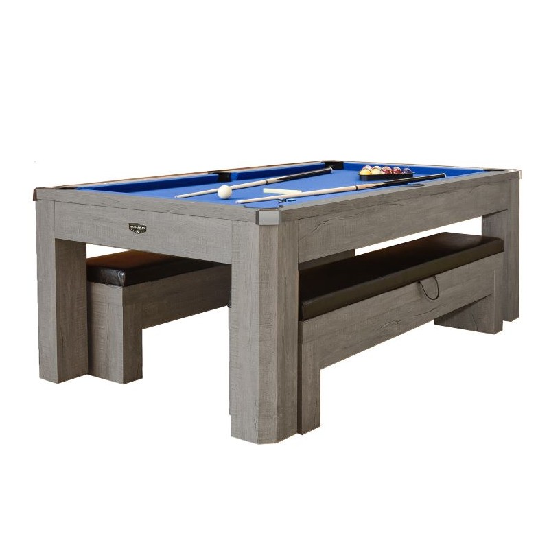 Hathaway Newport 7-ft Pool Table Combo Set with Benches (BG50374)