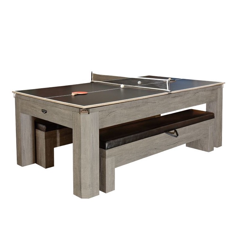 Hathaway Newport 7-ft Pool Table Combo Set with Benches (BG50374)