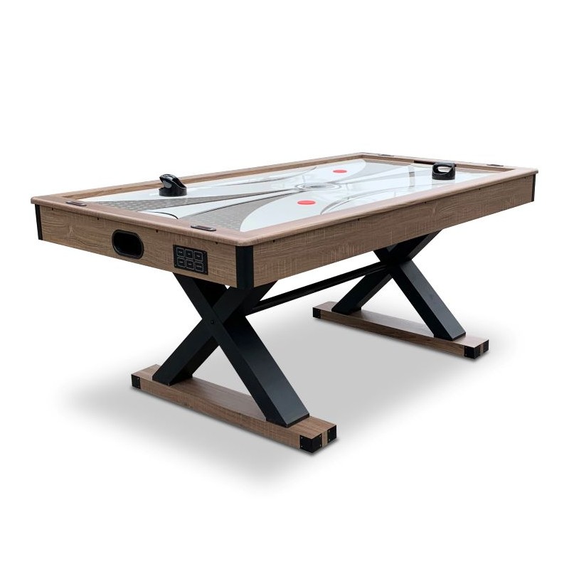 Hathaway Excalibur 72-in Air Hockey Table with LED Scoring and Table Tennis Top (BG50337)