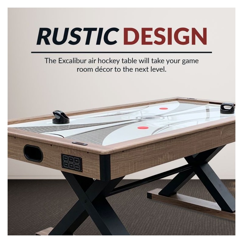 Hathaway Excalibur 72-in Air Hockey Table and Table Tennis (BG50337)
