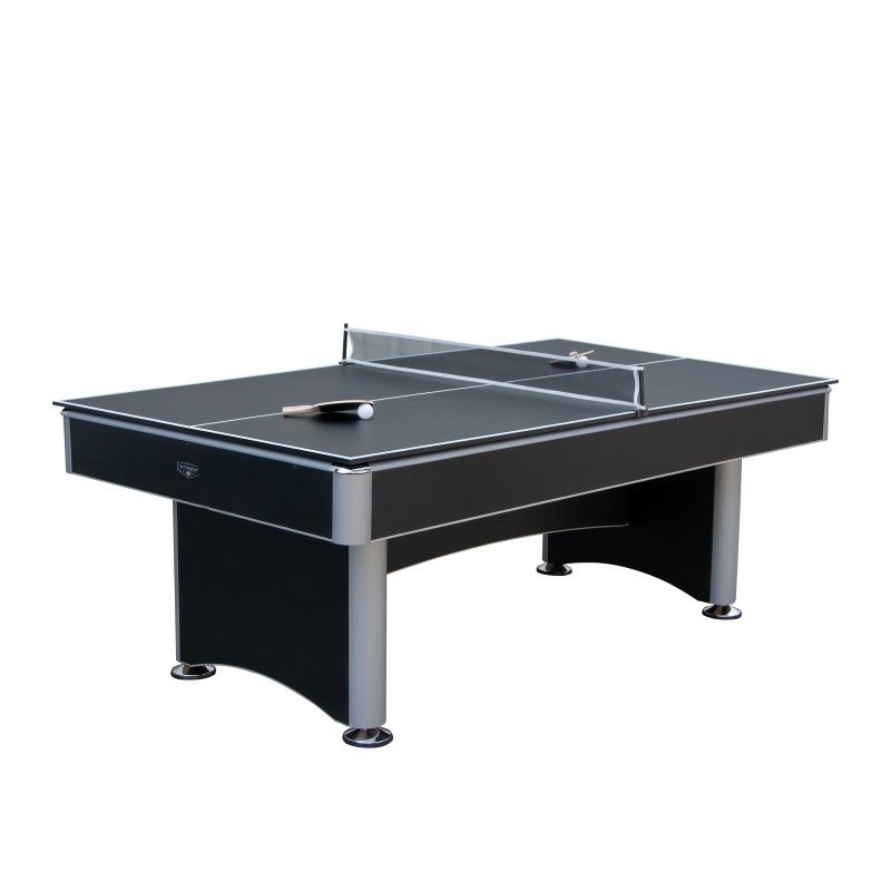 Hathaway Maverick II 7-ft Pool Table with Table Tennis Top - Black with Blue Felt (BG50390)