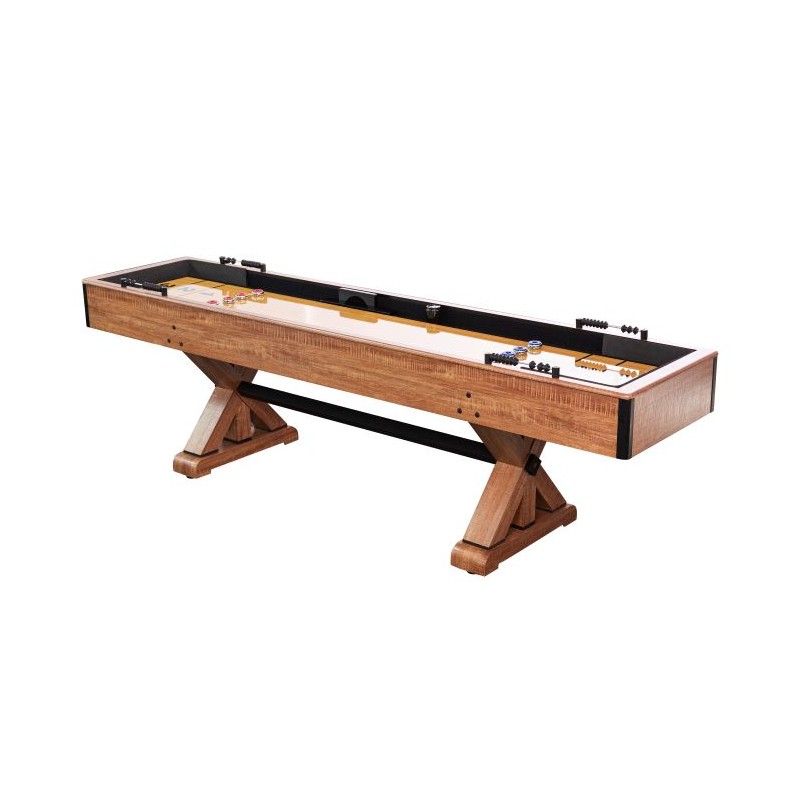 Hathaway Daulton 9-ft Shuffleboard Table - White Oak Finish (BG50371)