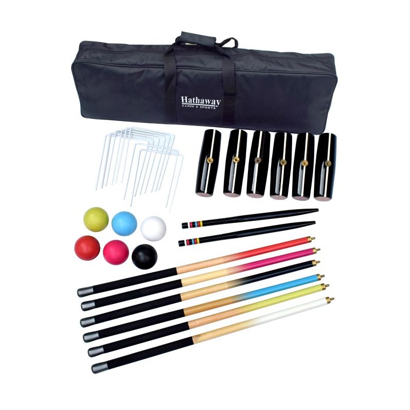 Hathaway Deluxe Croquet 6-Player Set (BG3140) Hathaway Deluxe Croquet 6-Player Set (BG3140)