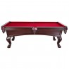 Hathaway Augusta 8-ft Pool Table - Mahogany Finish with Red Felt (BG2527) Hathaway Augusta 8-ft Pool Table - Mahogany Finish with Red Felt (BG2527)