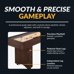 Hathaway Austin 9-ft Shuffleboard Table - Mahogany Finish (NG1209)
