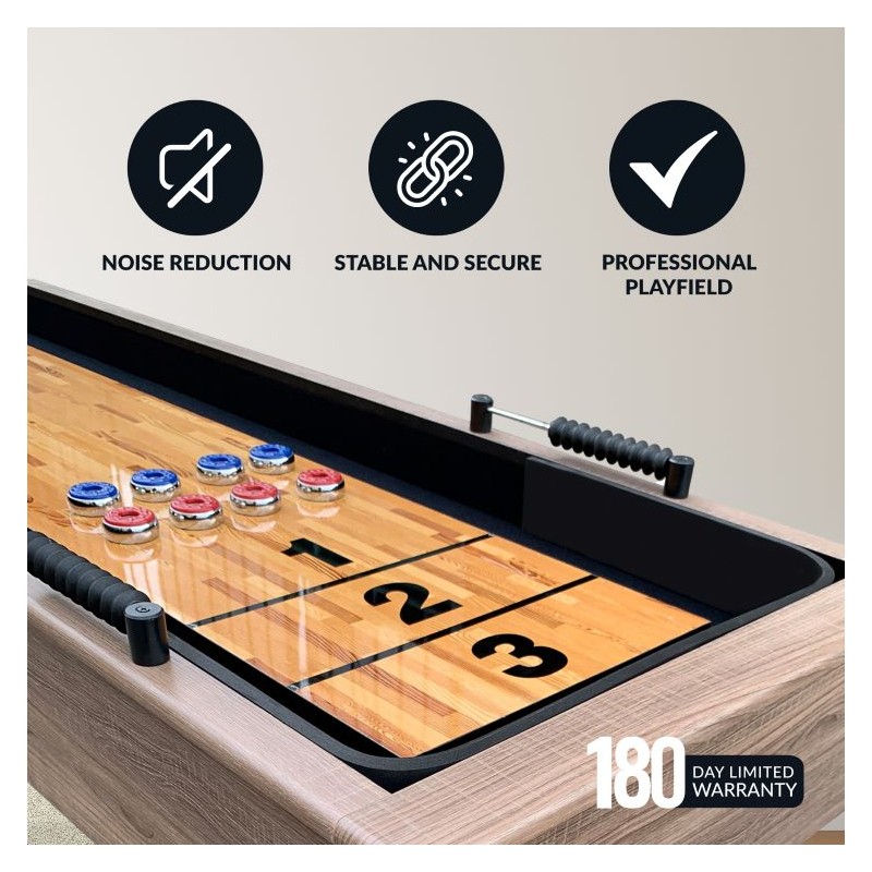 Hathaway Excalibur 9-ft Shuffleboard Table (BG50356)