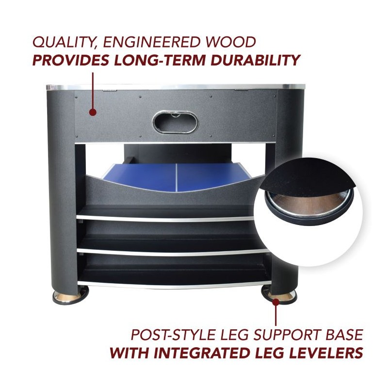 Hathaway Triple Threat 6-ft Air Hockey 3-in-1 (BG5001)