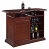 Hathaway Ridgeline 60-in Hardwood Home Bar with Storage - Mahogany Finish(BG2728) Hathaway Ridgeline 60-in Hardwood Home Bar with Storage - Mahogany Finish(BG2728)
