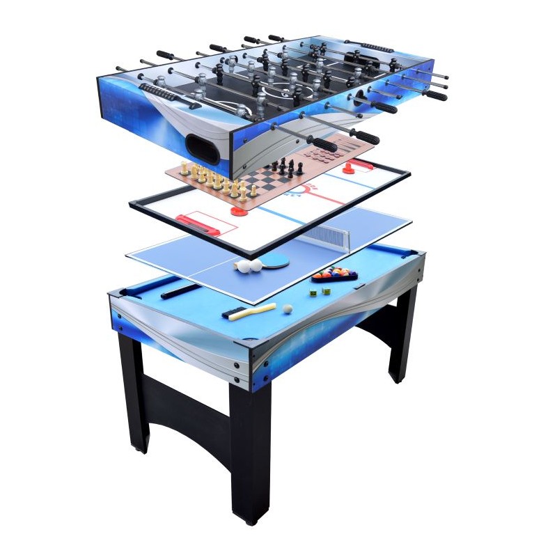 Hathaway Matrix 54-in Foosball 7-in-1 Multi-Game Table (BG1154M)