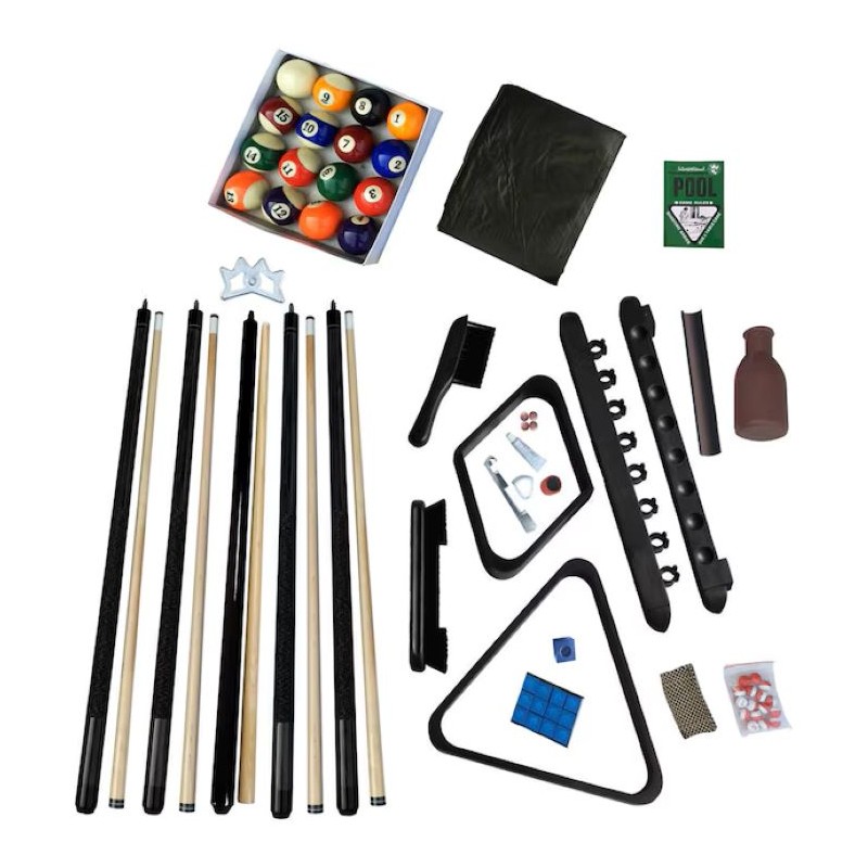 Hathaway Deluxe Billiards Accessory Kit - Black Finish (BG2540BK)