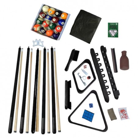 Hathaway Deluxe Billiards Accessory Kit - Black Finish (BG2540BK)