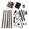 Hathaway Deluxe Billiards Accessory Kit - Black Finish (BG2540BK) Hathaway Deluxe Billiards Accessory Kit - Black Finish (BG2540BK)