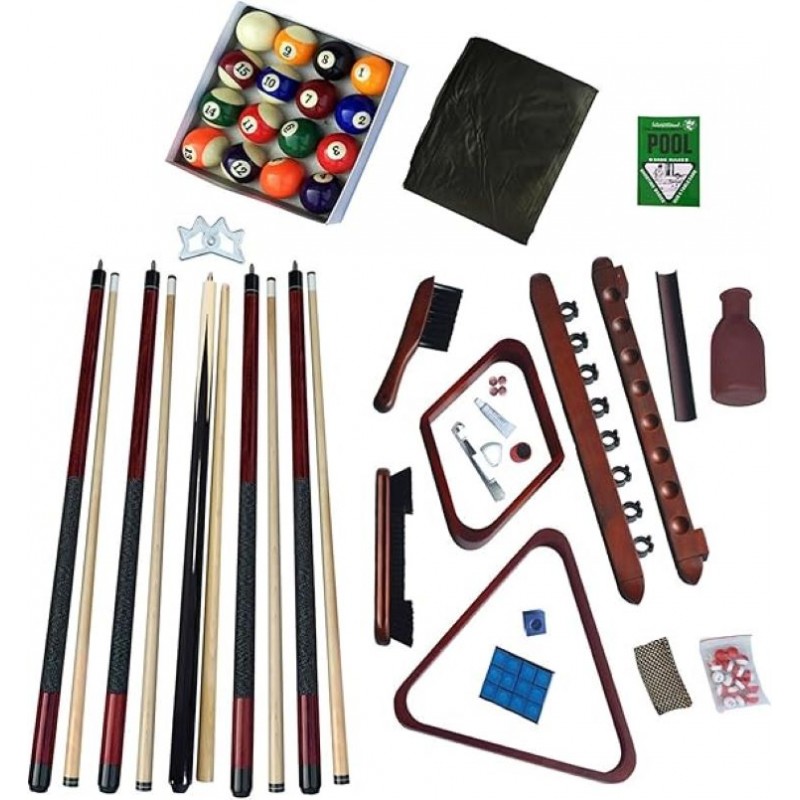 Hathaway Deluxe Billiards Accessory Kit - Mahogany Finish (BG2540M)