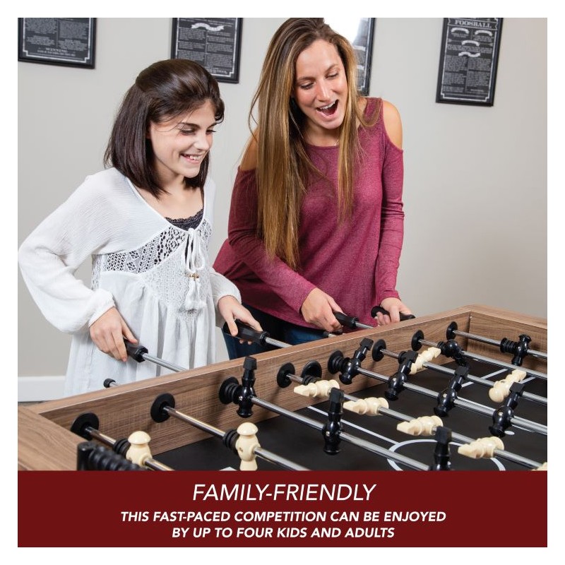 Hathaway Excalibur 54-in Foosball Table - Driftwood (BG5030)