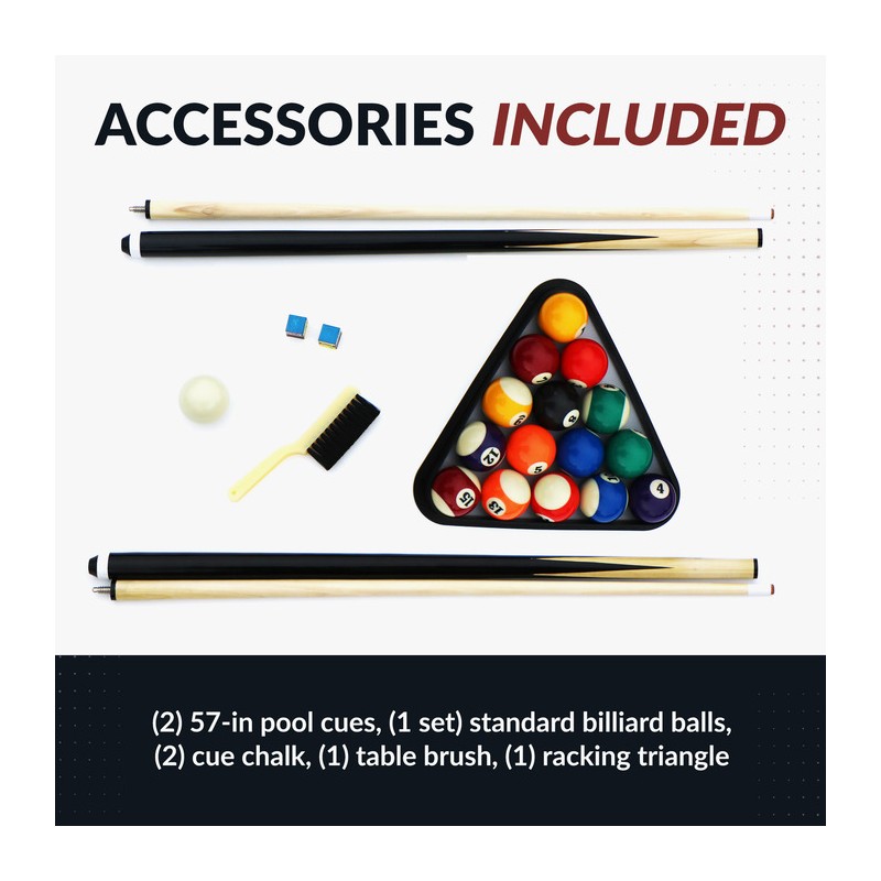 Hathaway Montecito 8-ft Pool Table- Driftwood Finish (BG5021)