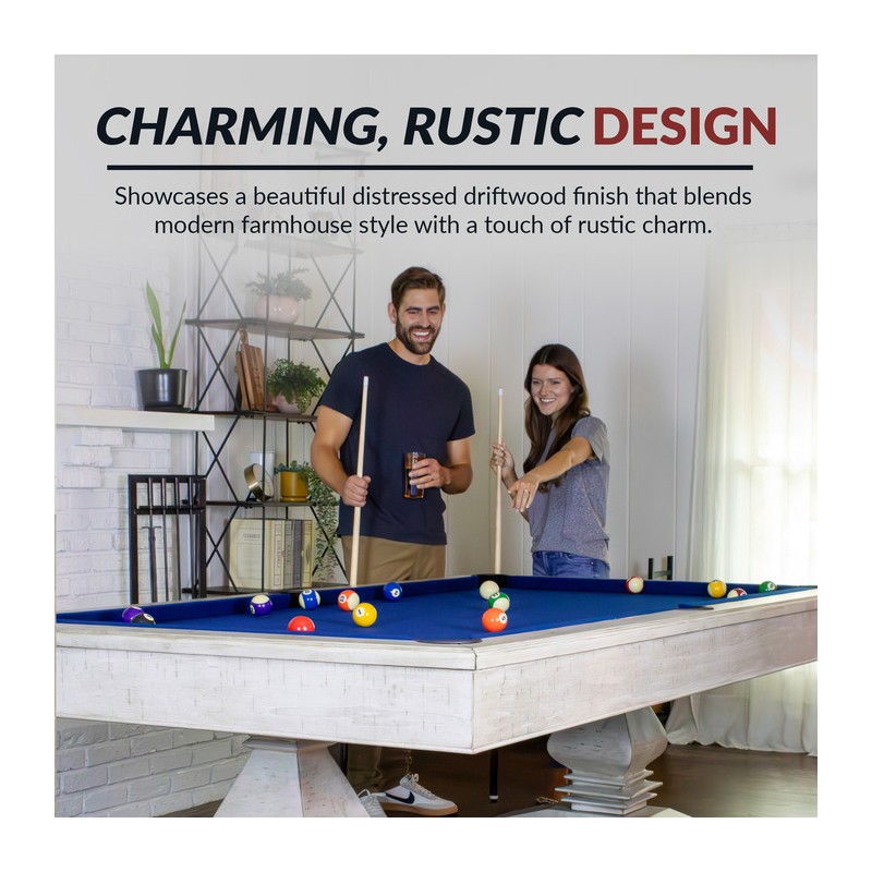 Hathaway Montecito 8-ft Pool Table- Driftwood Finish (BG5021)