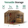 Value Gable 8x10 Wood Storage Shed Kit (8x10-VGS-PC) Value Gable 8x10 Wood Storage Shed Kit (8x10-VGS-PC)