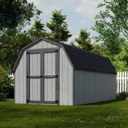 Little Cottage Co. 8x16 Value Gambrel Barn Wood Shed Kit w/ 4' Sidewall (8x16-VGB-4-PC)