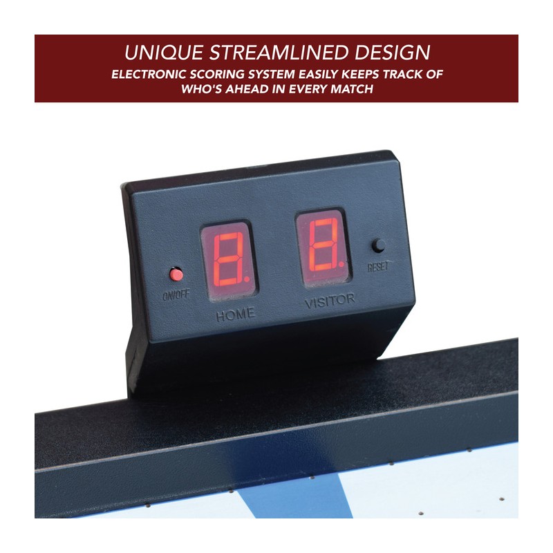 Hathaway Face-Off 60-in Air Hockey Table with LED Scoring (BG1009H)