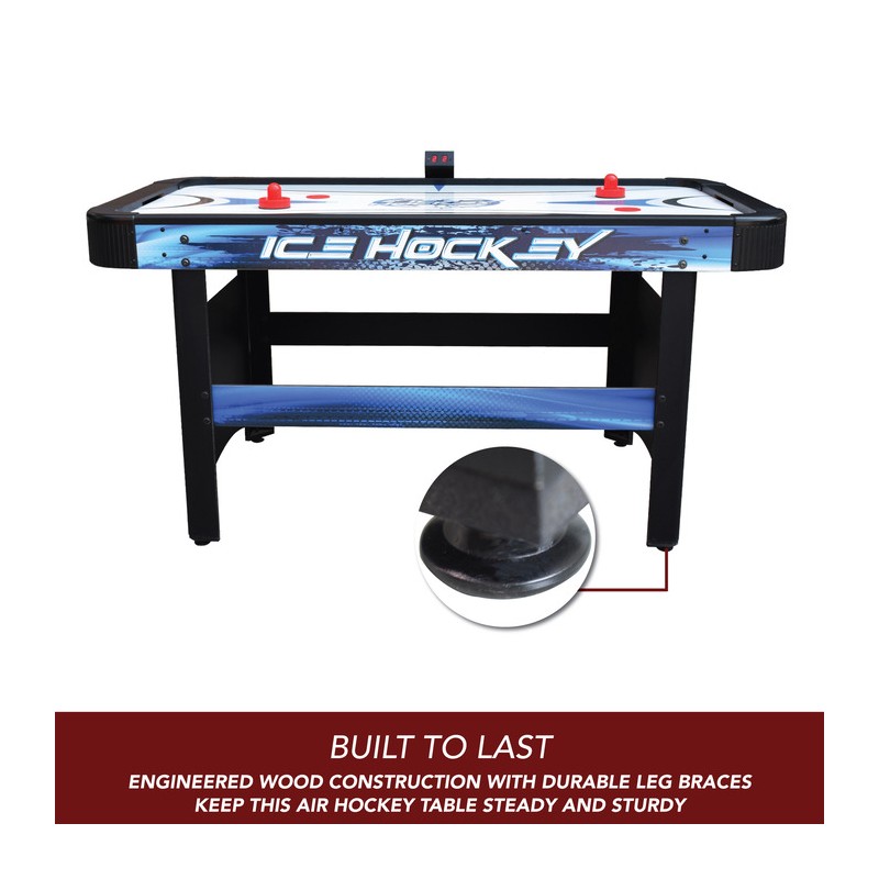 Hathaway Face-Off 60-in Air Hockey Table with LED Scoring (BG1009H)