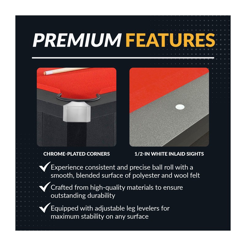 Hathaway Park Avenue 7-ft Pool Table Combo (BG2530PR)