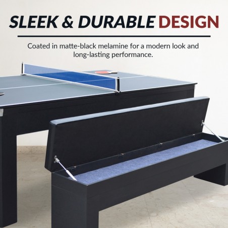 Hathaway Park Avenue 7-ft Pool Table Combo (BG2530PR)