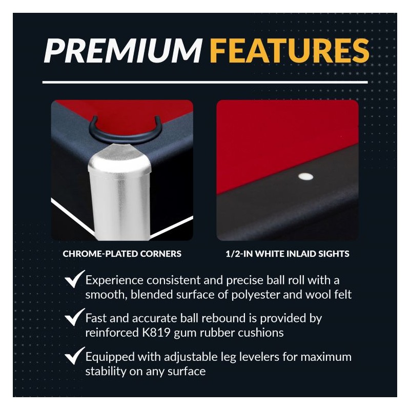 Hathaway Spartan 6-ft Pool Table with Table Tennis Top (BG50310)