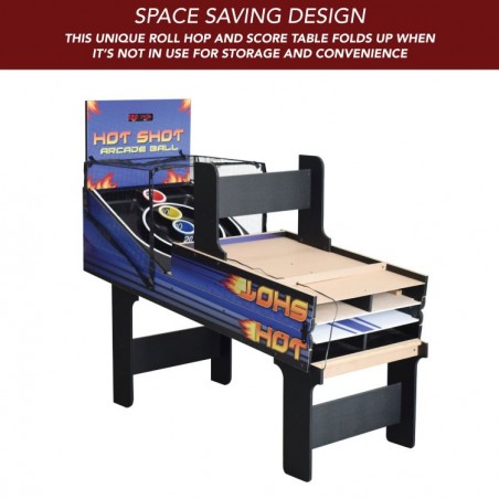 Hathaway Hot Shot 8-ft Roll Hop and Score Arcade Game Table with LED Scoring (BG2015) Hathaway Hot Shot 8-ft Roll Hop and Score Arcade Game Table with LED Scoring (BG2015)