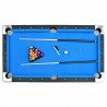 Hathaway Fairmont 6-ft Portable Pool Table - Black with Blue Felt (BG2574) Hathaway Fairmont 6-ft Portable Pool Table - Black with Blue Felt (BG2574)