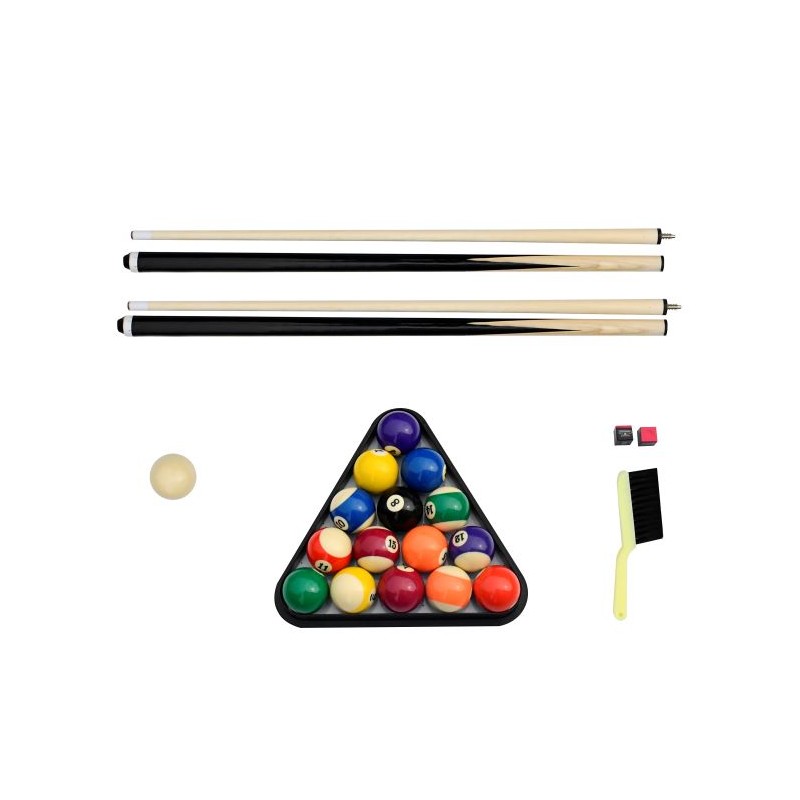 Hathaway Mirage 90-in Pool Table - Black and Silver (BG5033)