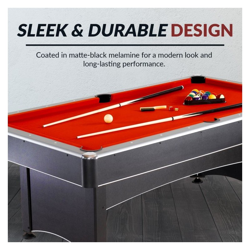 Hathaway Maverick 7-ft Pool Table with Table Tennis Top  (BG1023)