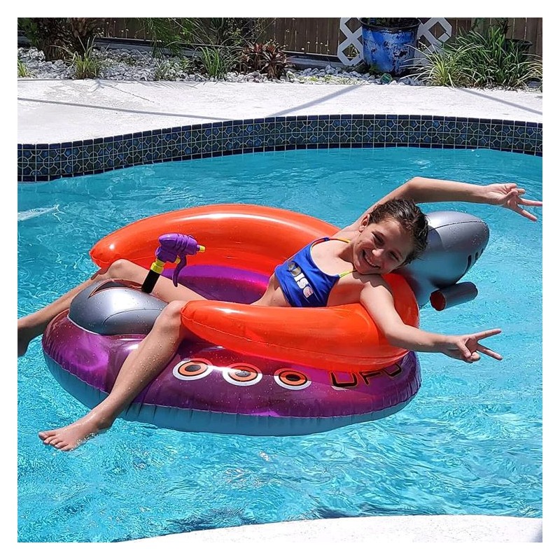 Blue Wave UFO Spaceship With Squirt Gun (NT262)