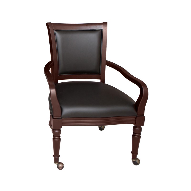 Bridgeport 48-in Poker Table & Dining Top w/ 4 Arm Chairs (BG2348W)