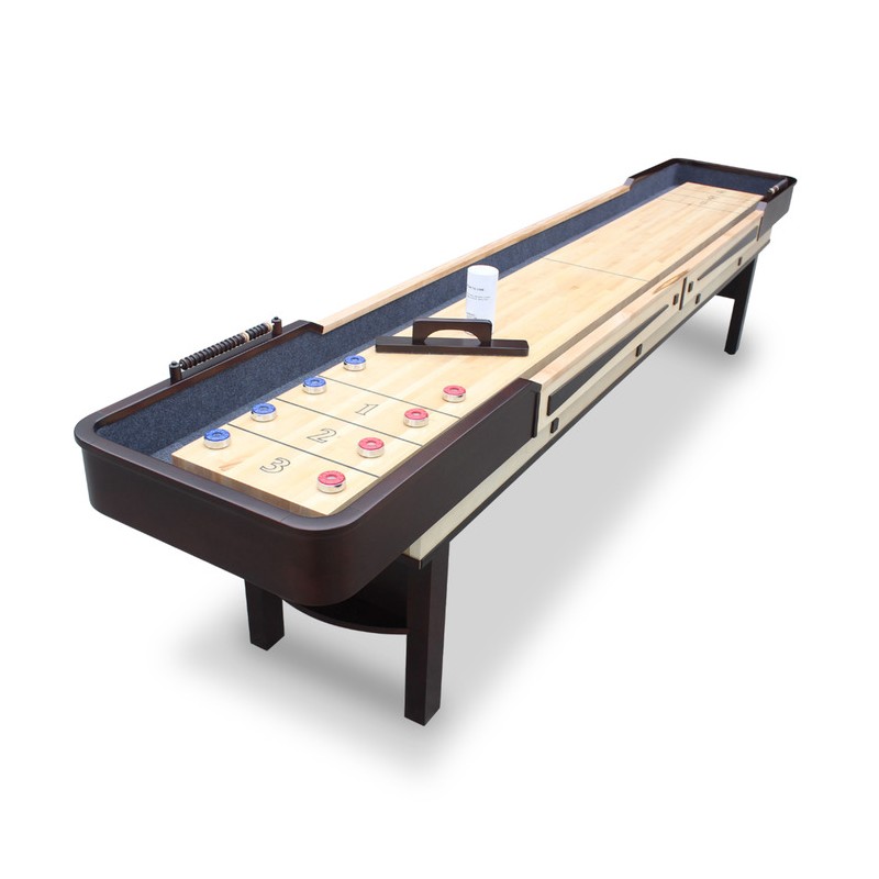 Hathaway Merlot 12-ft Shuffleboard Table - Espresso Finish (BG50357)