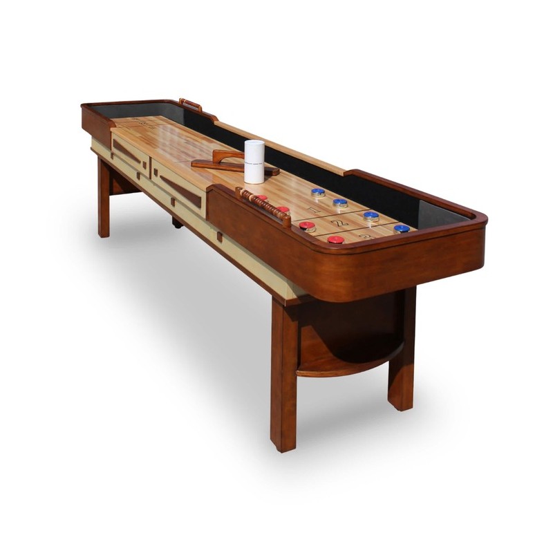 Hathaway Merlot 12-ft Shuffleboard Table - Walnut Finish (BG1312)