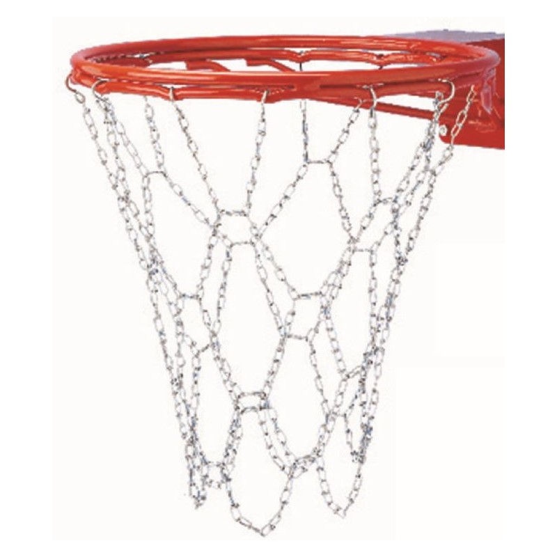 Gared-Steel Chain Basketball Net for Double Bumped-Ring Rims (SCN)