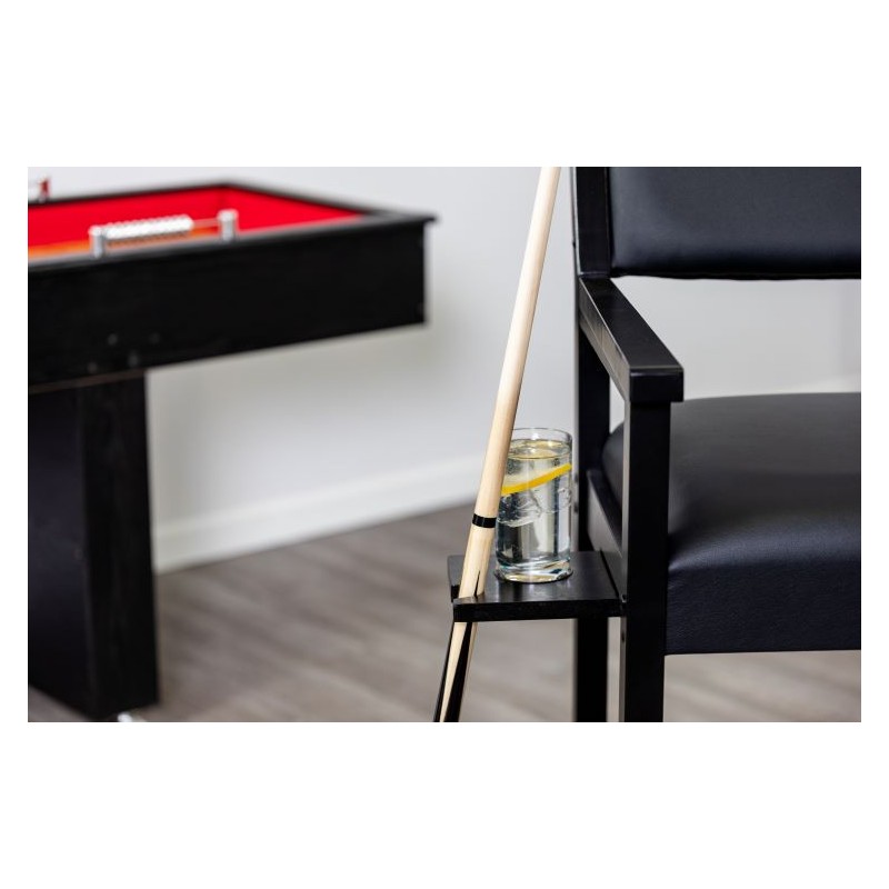 Hathaway Cambridge 30-in High Game Room Chair - Black (BG2556-BK)