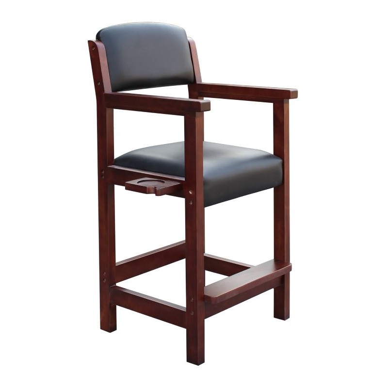 Hathaway Cambridge 30-in High Top Spectator Chair - Walnut Finish (BG2556W)