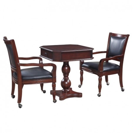 Hathaway Fortress 28-in Chess 3-in-1 Pedestal Game Table Set with Chairs (BG2995) Hathaway Fortress 28-in Chess 3-in-1 Pedestal Game Table Set with Chairs (BG2995)