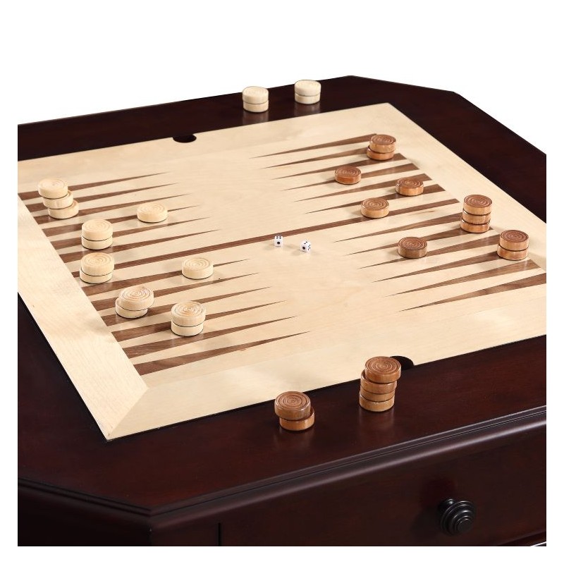 Hathaway Fortress 28-in Chess 3-in-1 Pedestal Game (BG2995)